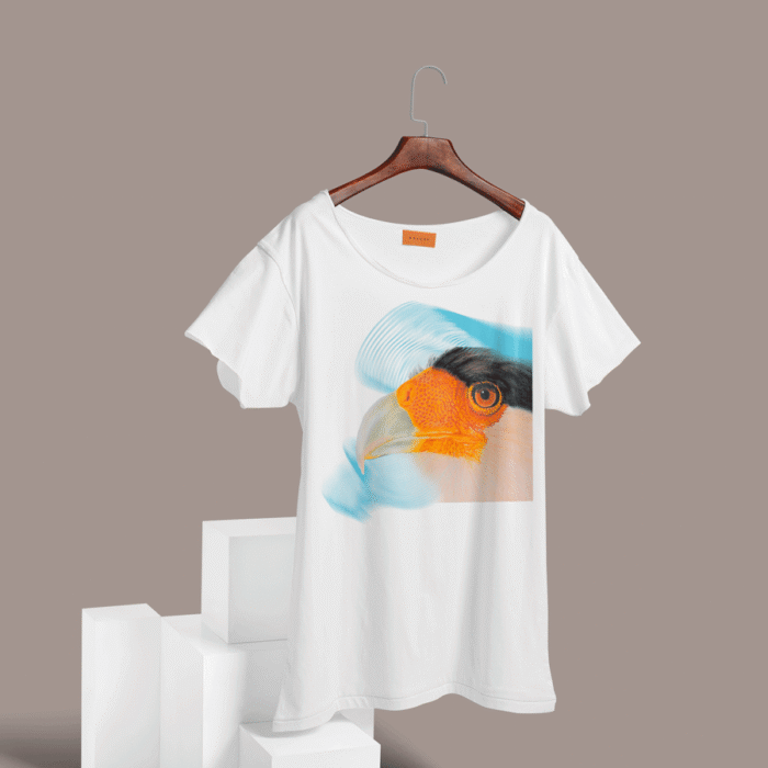 Camiseta Carcará - Gola Canoa
